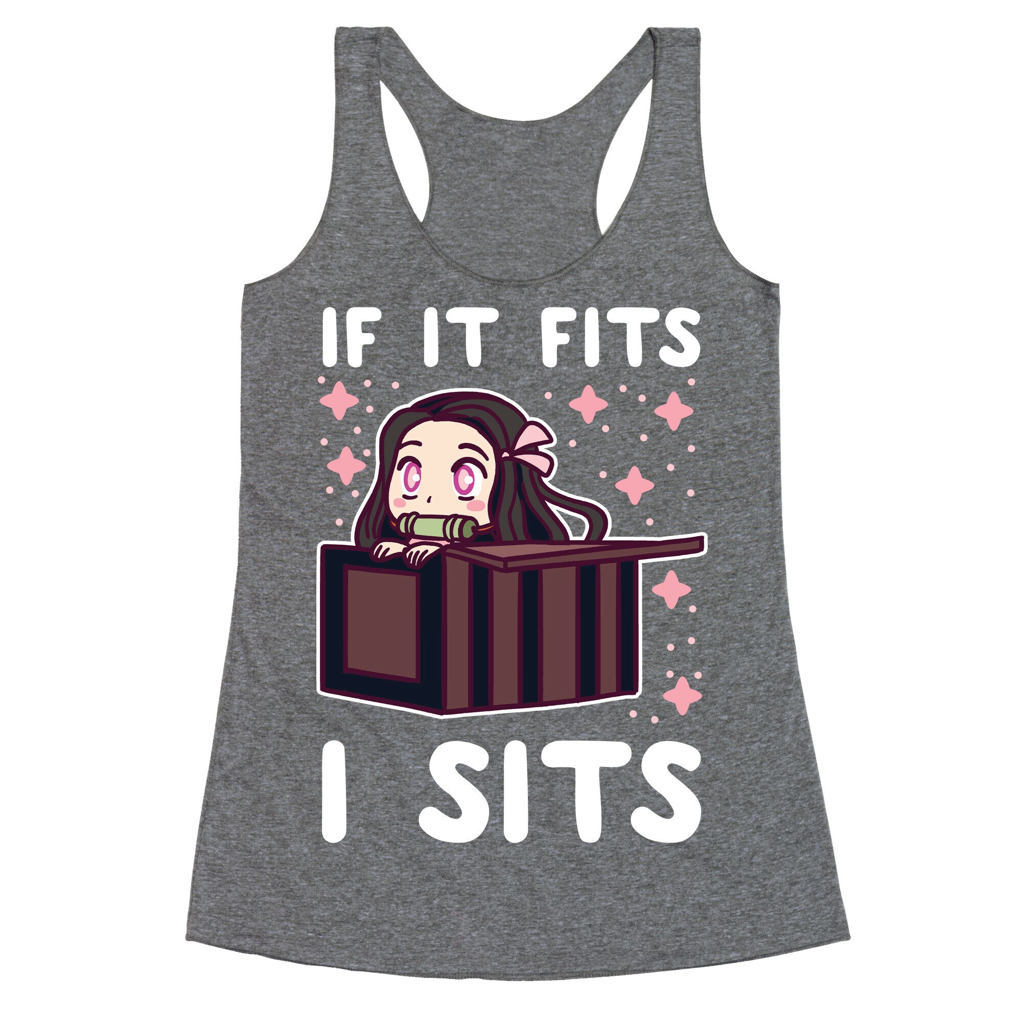 If It Fits, I Sits - Demon Slayer Racerback Tank